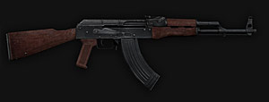 AKM - Assault rifle  Caliber: 7.62x39 mm