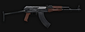 AKS - Assault rifle   Caliber: 7.62x39 mm