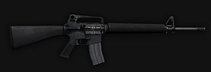 M16 A2 - Assault rifle Caliber: 5.56x45 mm