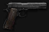 M1911A1 - Semi-automatic pistol Caliber: .45 ACP