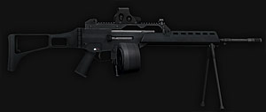 MG36 - light machie gun Caliber 5.56x45mm NATO